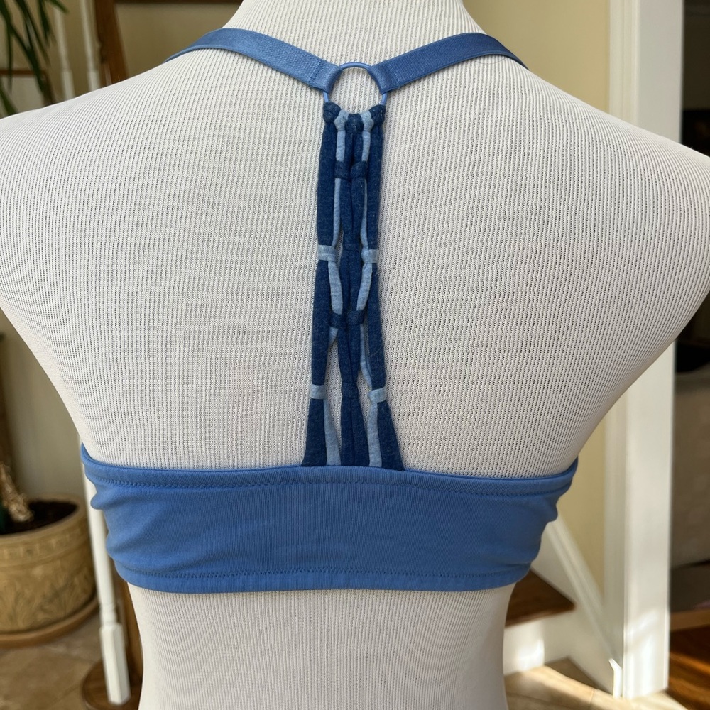 Victoria Secret Underwire Padded Blue Bra 36C